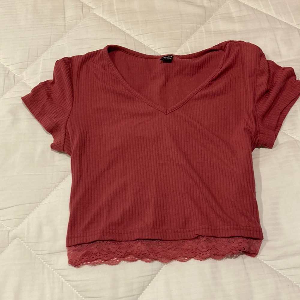 Red Cropped Top